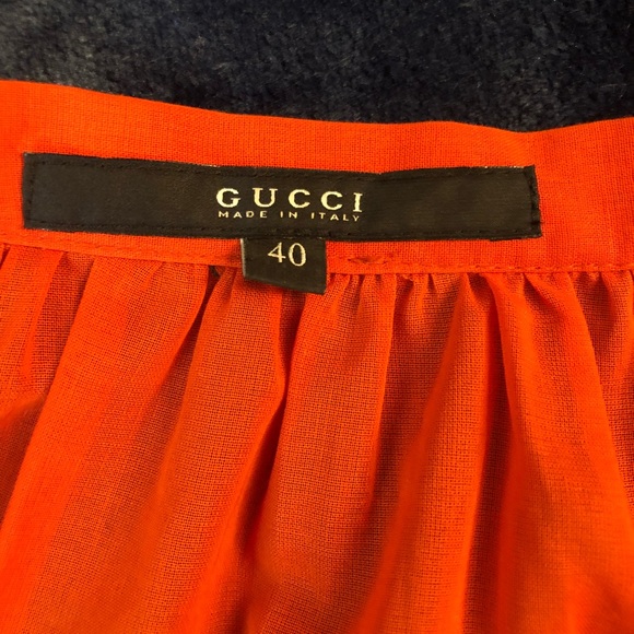 GUCCI Long Sleeve V-Neck Top, Size 40 IT - Picture 8 of 8